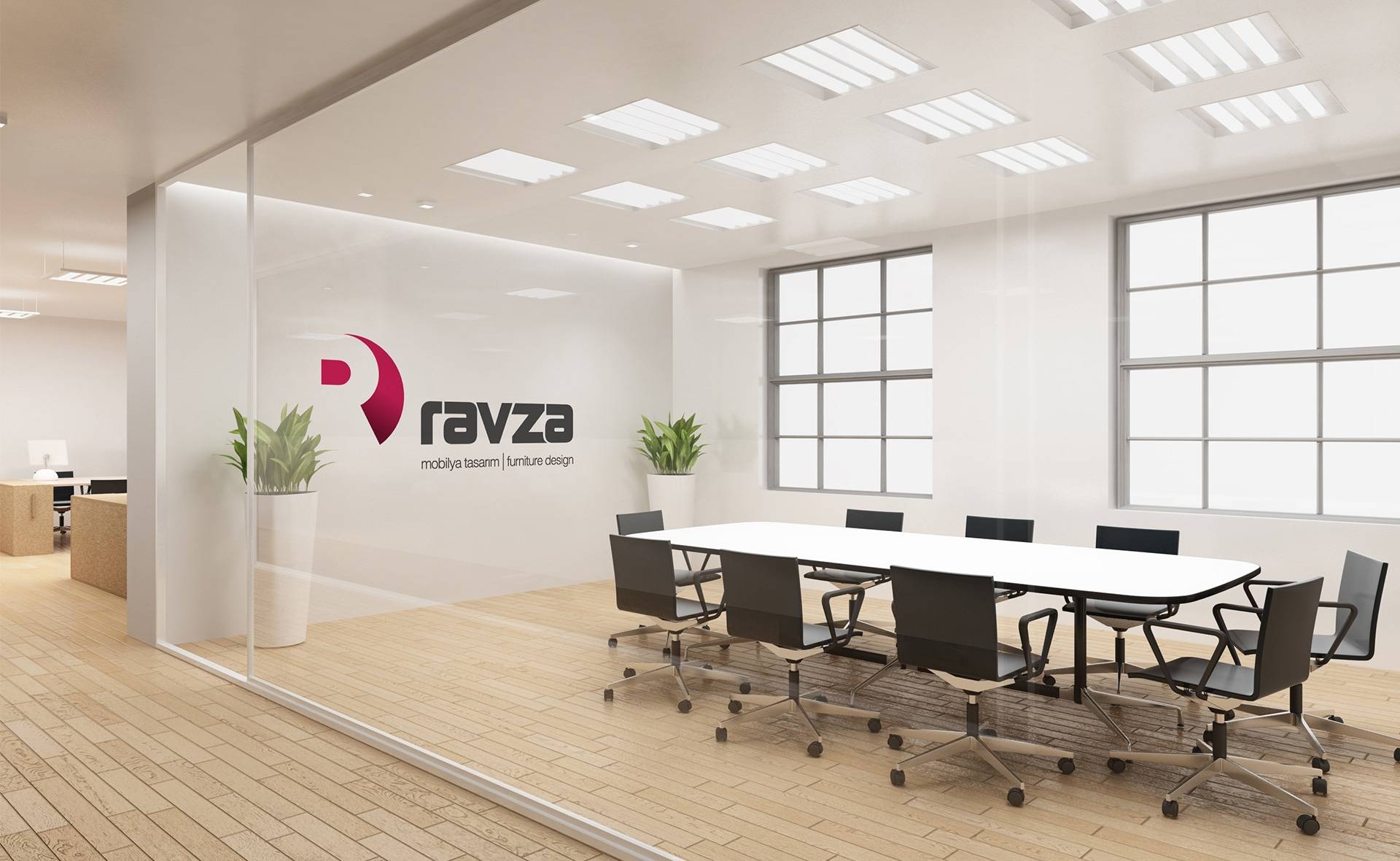 Ravza Furniture Corporate Identity Design