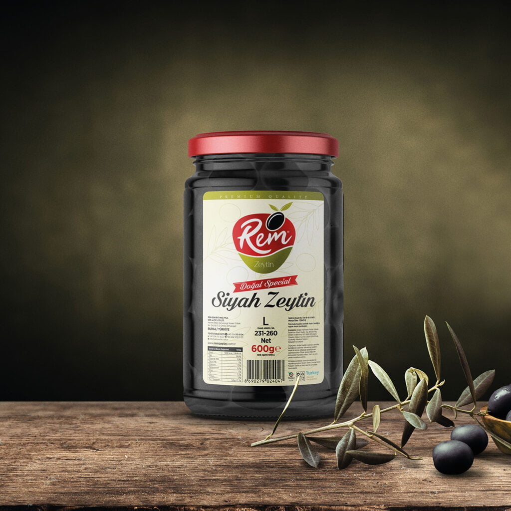 rem zeytin siyah zeytin kavanoz