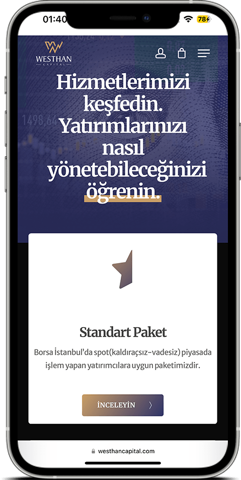 Westhan Capital Westhan Capital web sayfası mobil