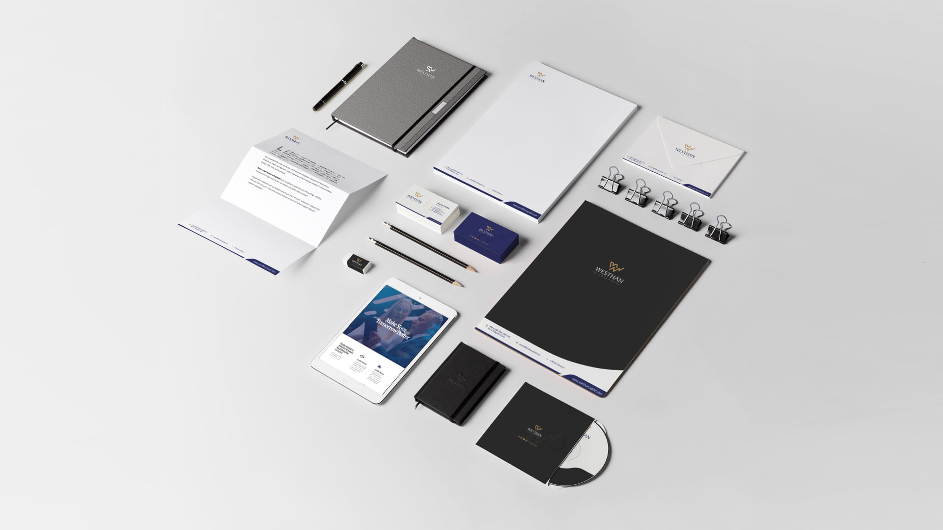 westhan capital corporate identity design
