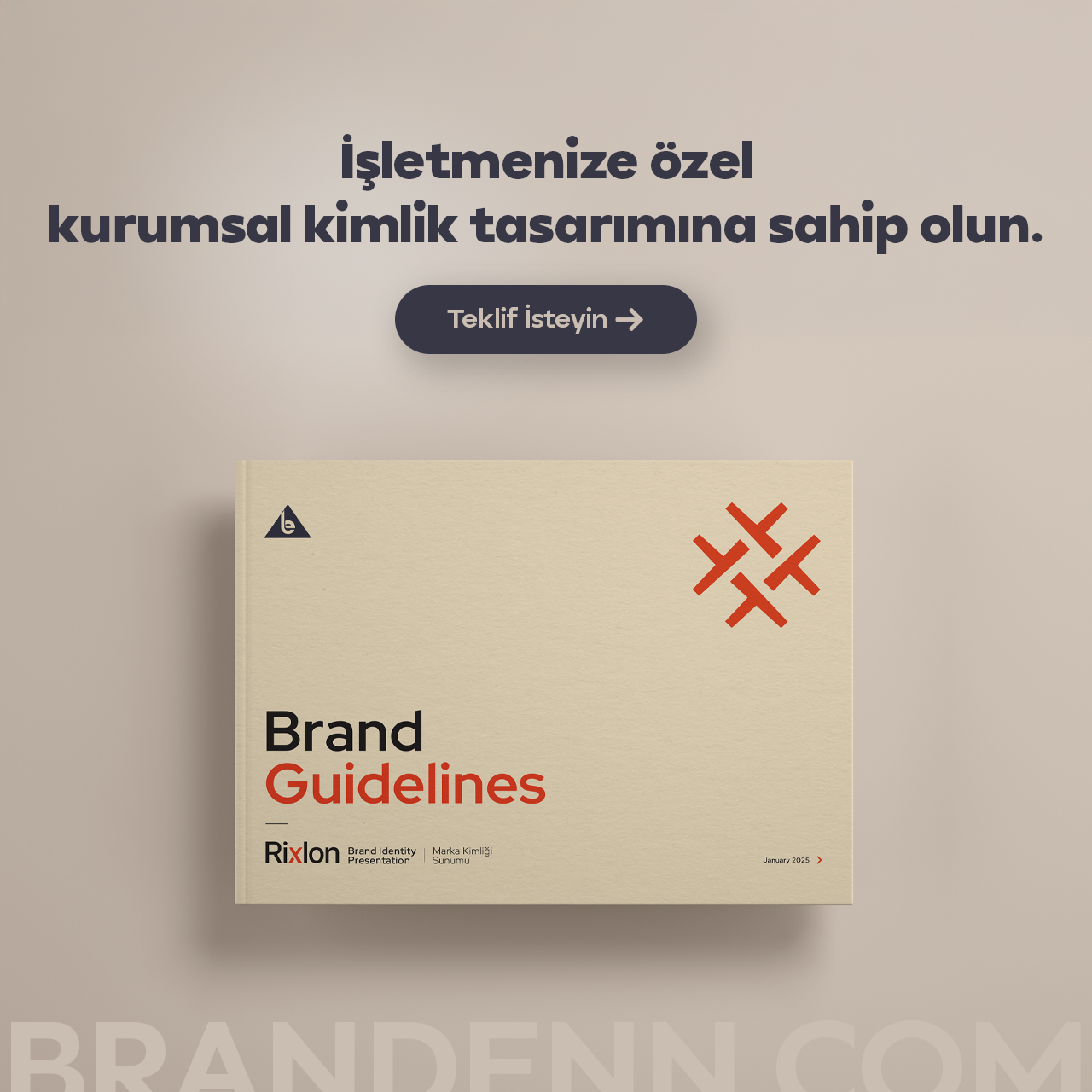 İşletmenize Özel Kurumsal Kimlik Tasarımı Teklifi İsteyin