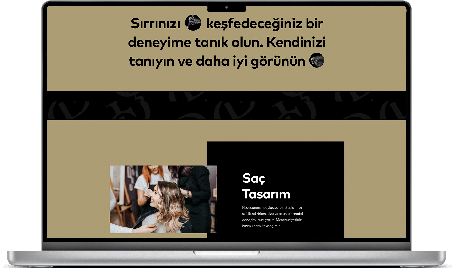 Dilay Çınar Web Sayfası Macbook