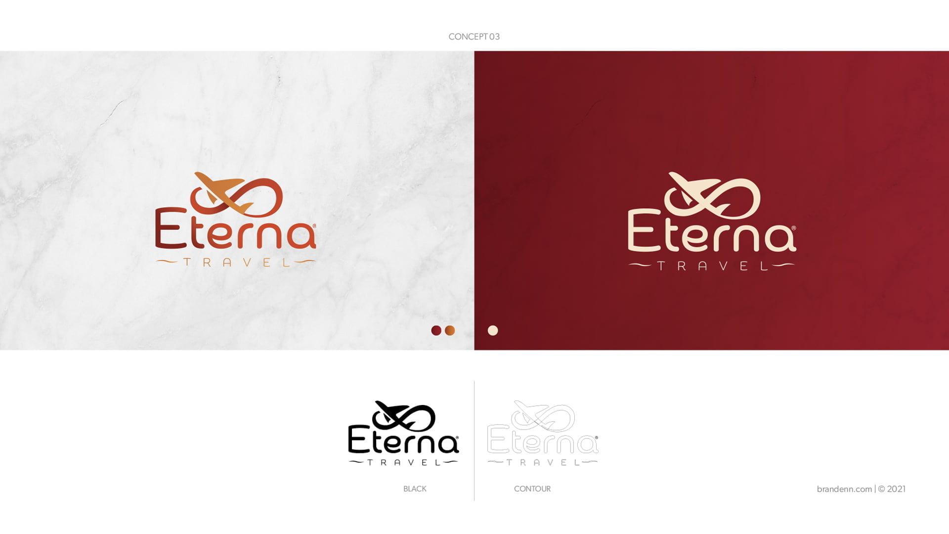 Eterna Travel Logo Konsepti