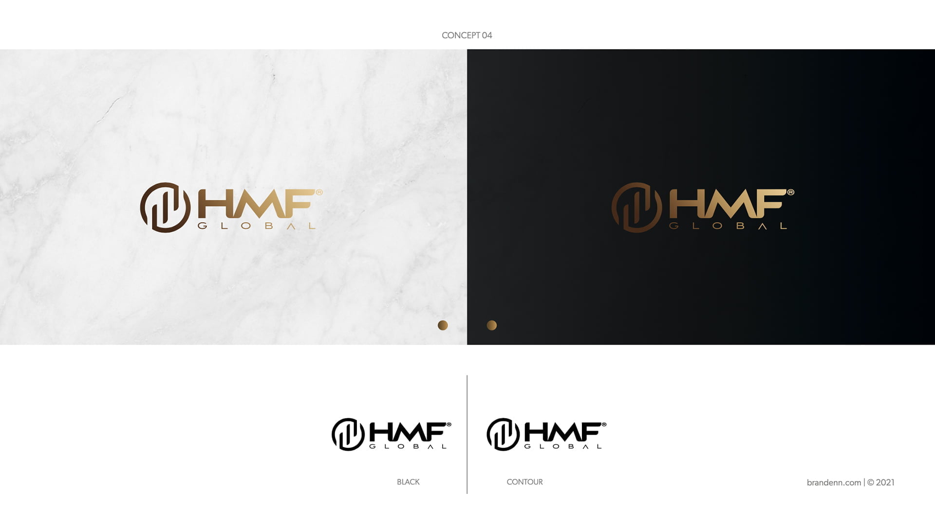קונספט הלוגו העולמי של HMF