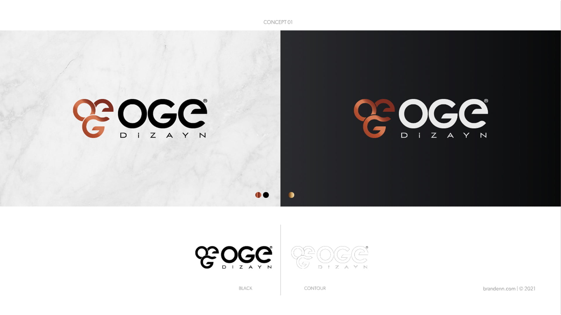 קונספט לוגו עיצוב OGE