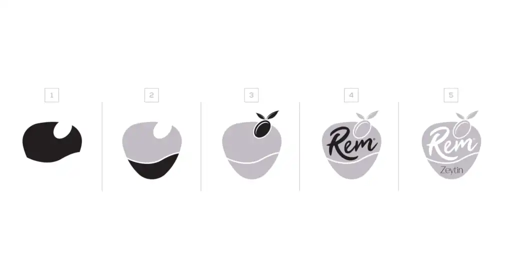 Rem Zeytin Brand Identity Design - Logo Phase