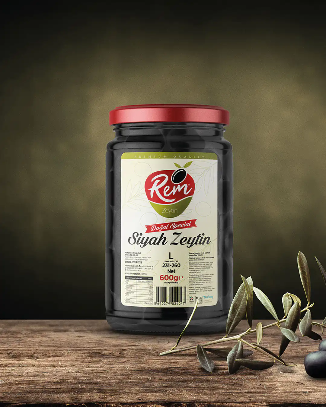 rem zeytin siyah zeytin ambalaj